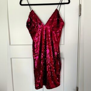 Lulus Light Me Up Sequin Mini Dress